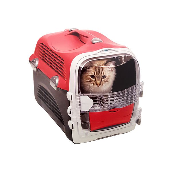 Hagen Catit CabRio Carrier Cherry Kırmızı 51x33x35 cm