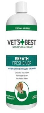 VET'S BEST Köpekler için Nane ve Karanfil Özlü Ağız Bakım Suyu 500ml