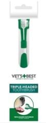 Vets Best Vb Köpekler İçin Üç Başlı Diş Fırçası