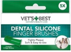 Vets Best  Vb Silikon Başlıklı Parmak Diş Fırçası