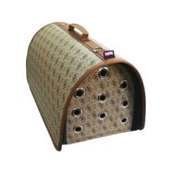 Pet Pretty Flybag Kapalı Kedi ve Köpek Taşıma Çantası Kahve