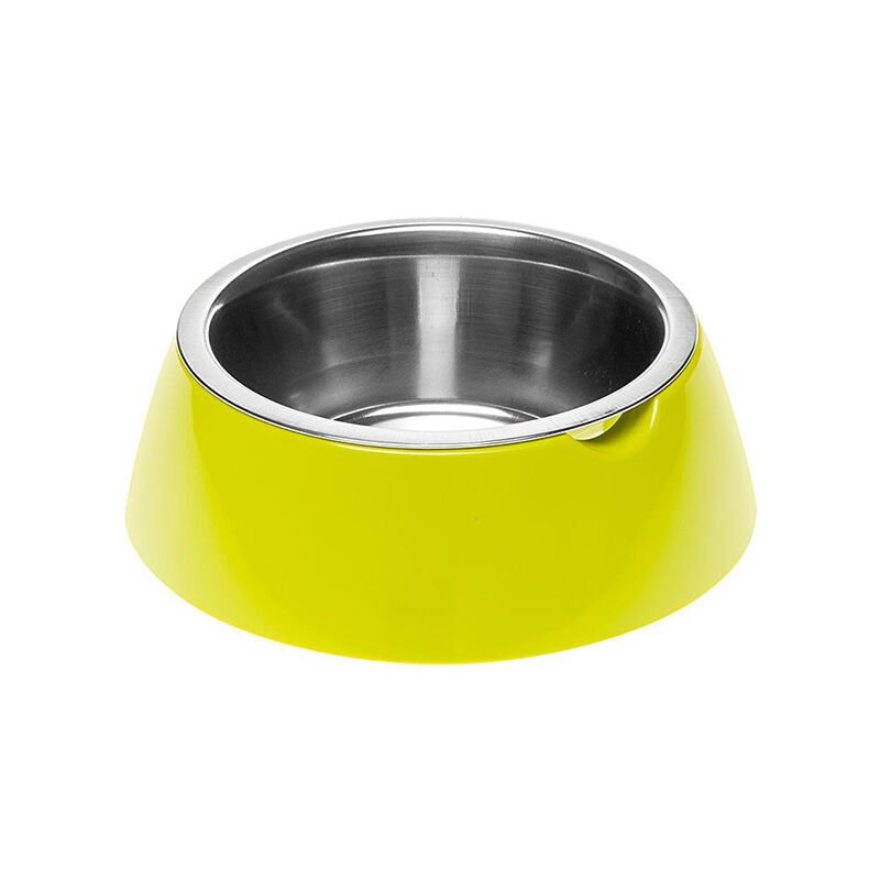 Ferplast Jolıe Çelik Mama Kabı Sarı Small