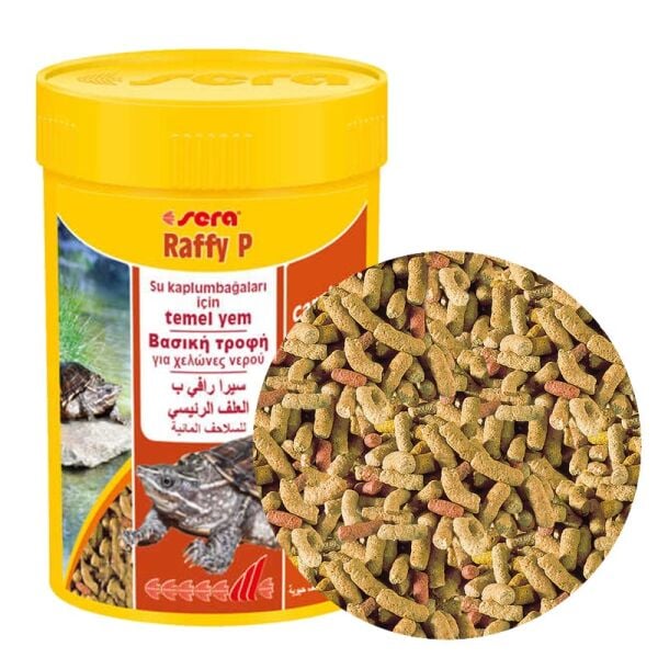 Sera Raffy P Kaplumbağa, Sürüngen ve Balık Çubuk Yemi 100 ml